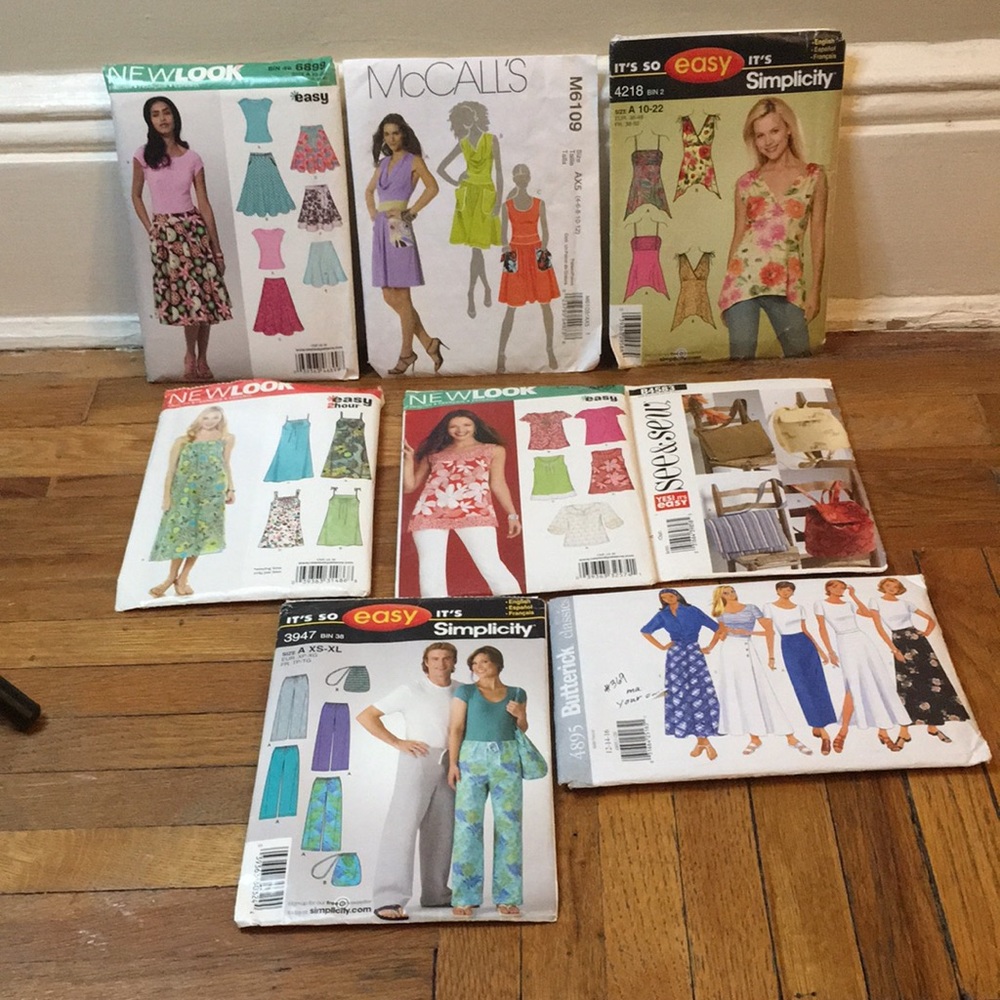 Lot of sewing patterns